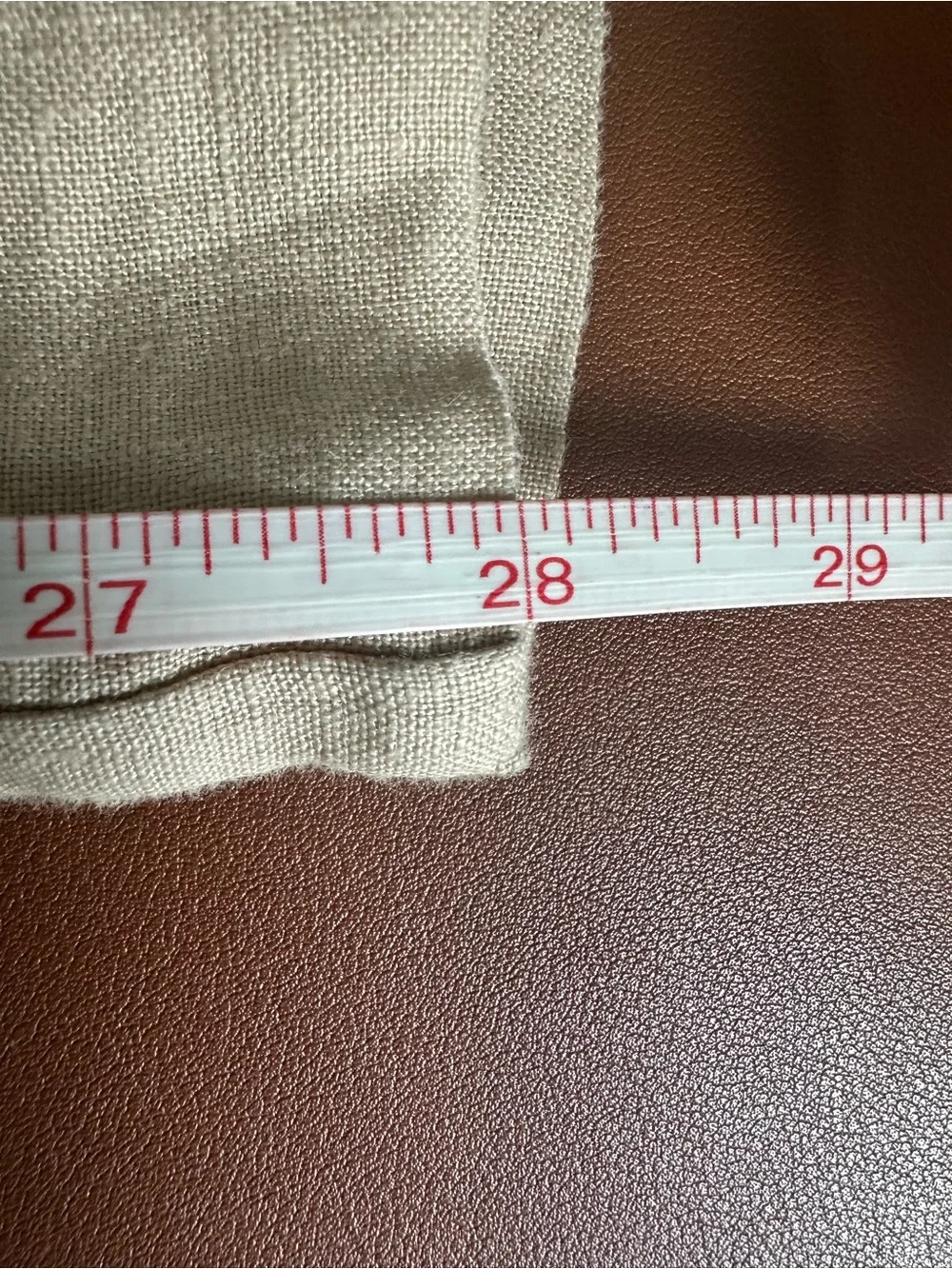 Quince Natural Beige/flax Wide-Leg Linen Pants size XS